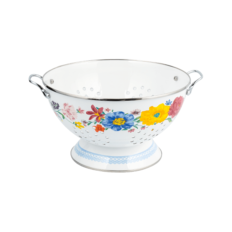 Vintage emaye meyve sepeti