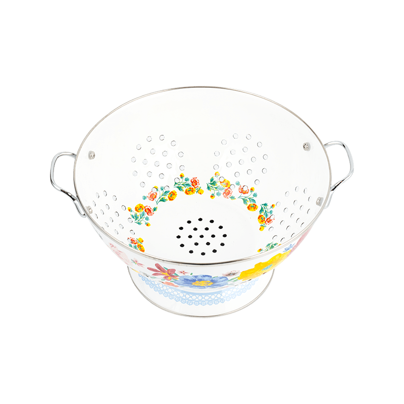 Vintage emaye meyve sepeti