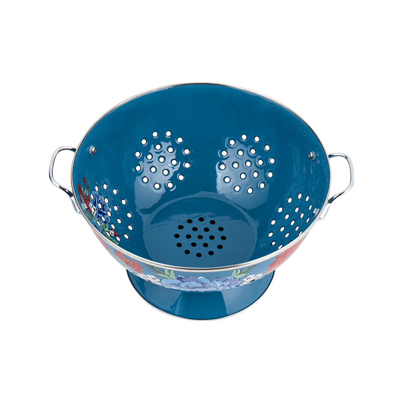 Vintage emaye meyve sepeti