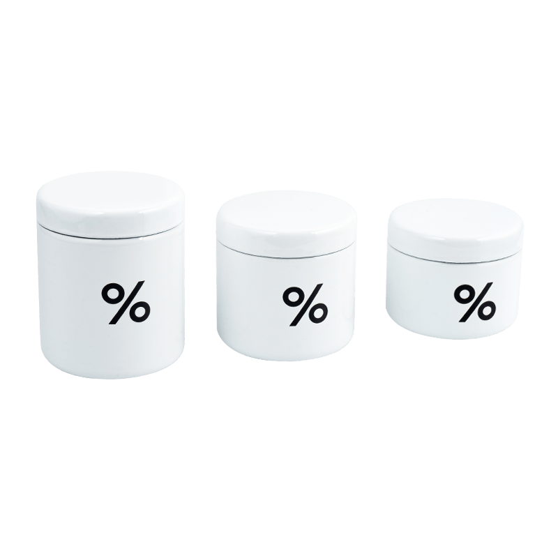 Emaye kahve kavanozu