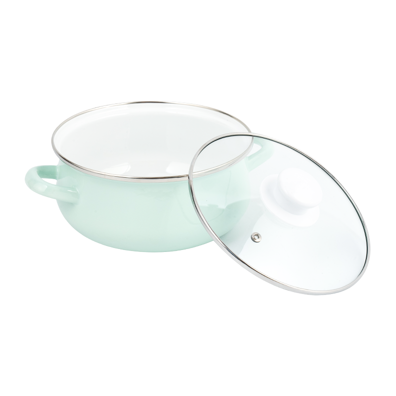 673D-5 Renkli Baskılı Emaye Stageni