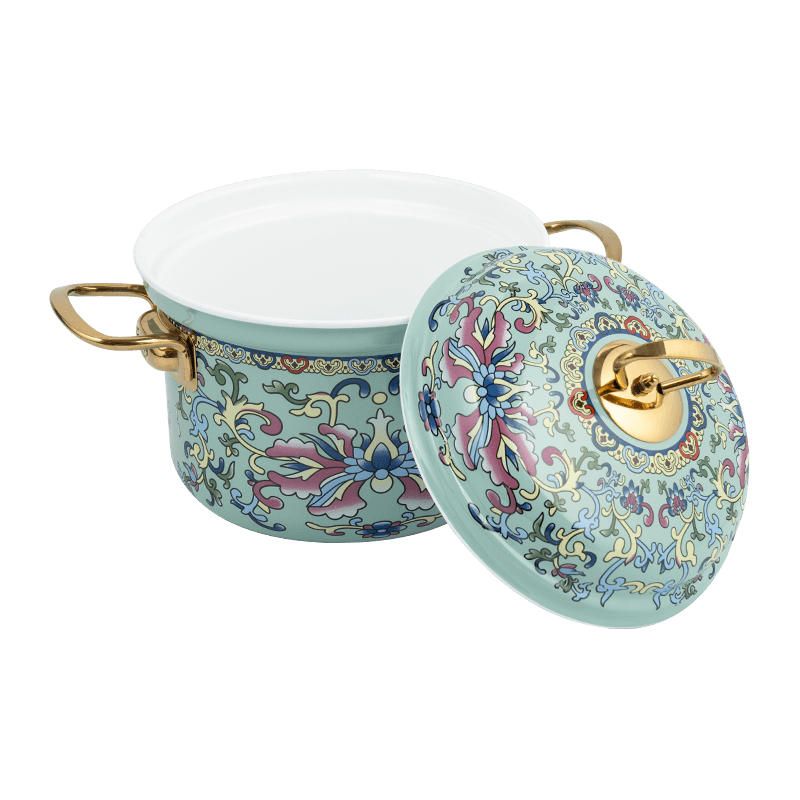 753d emaye alevlendi jant dökülmesi dirençli düz pot