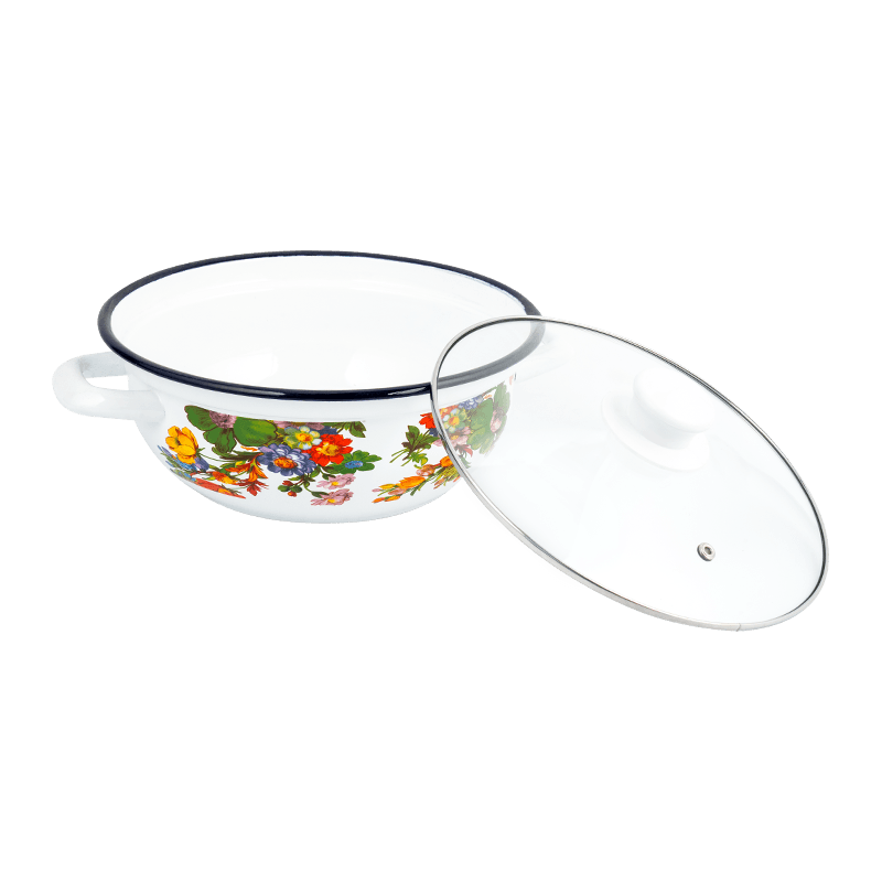 406d Emaye Paslanmaz Çelik Yuvarlak Jant Deniz Ürünleri STOWPOT