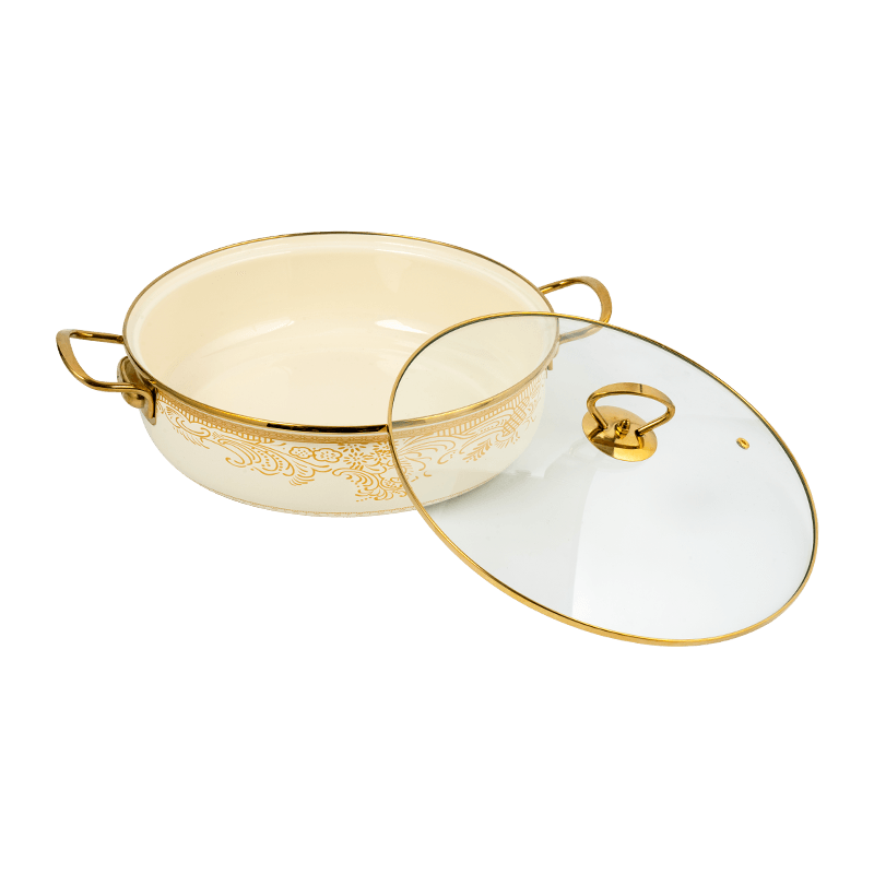 406d Emaye Paslanmaz Çelik Yuvarlak Jant Deniz Ürünleri STOWPOT